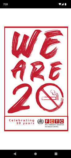 WHO FCTC app ekran görüntüsü