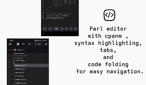 Offline Perl IDE - PerlDeck ekran görüntüsü