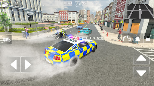 Police Car Driving Motorbike ekran görüntüsü