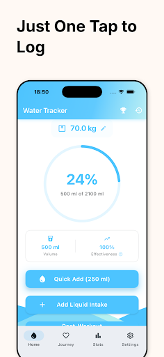 Water Tracker: Stay Hydrated ekran görüntüsü