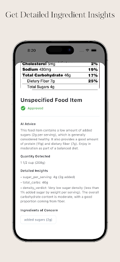Ai SugarFree: Quit Sugar Now ekran görüntüsü