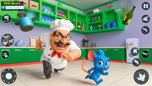 Chef vs Mouse: Prank Wars ekran görüntüsü