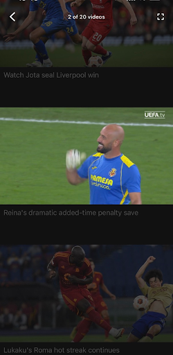 UEFA Conference League ekran görüntüsü
