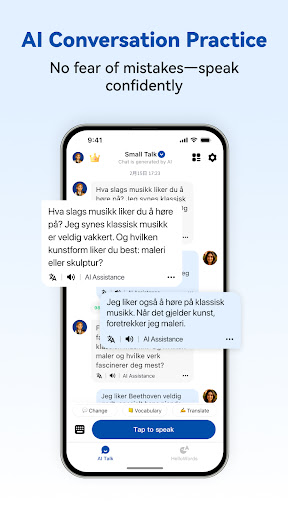 Norwegian Ai - Learn Norwegian ekran görüntüsü