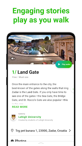 Zadar Tour Guide:SmartGuide ekran görüntüsü