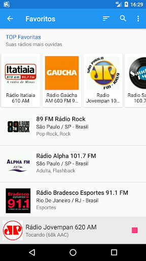 RadiosNet ekran görüntüsü
