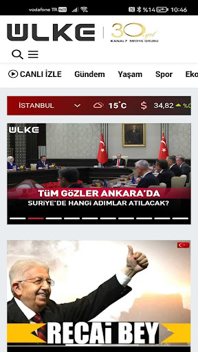 Ülke TV ekran görüntüsü