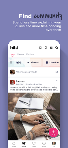 Hiki: Autism ADHD & ND Dating ekran görüntüsü