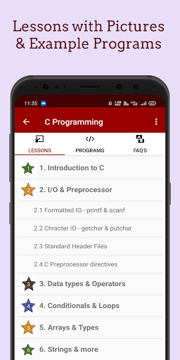 Learn C Programming [ Pro ] ekran görüntüsü