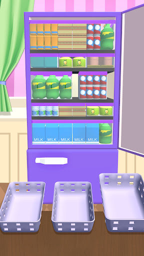 Fill Up Fridge:Düzenleme Oyunu ekran görüntüsü
