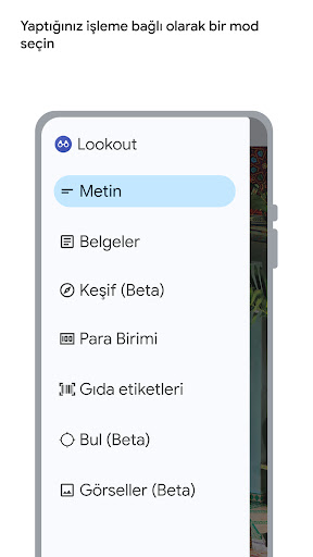 Lookout - Görüş desteği ekran görüntüsü