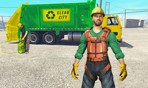 Road Sweeper Garbage Truck Sim ekran görüntüsü