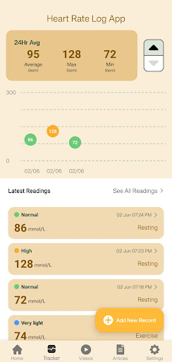Heart Rate Monitor & Pulse Log ekran görüntüsü