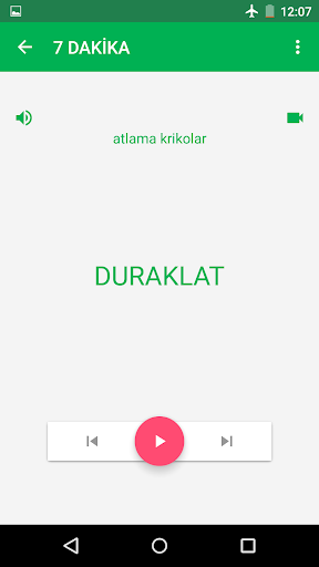 7 Dakika Egzersiz ekran görüntüsü