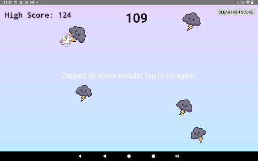 Unicorn Cloud Dodge ekran görüntüsü