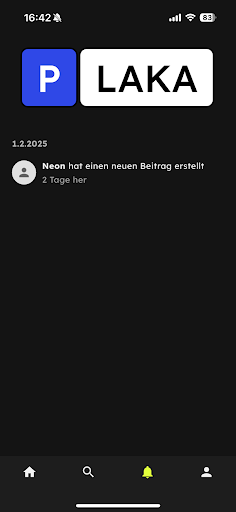 Plaka ekran görüntüsü