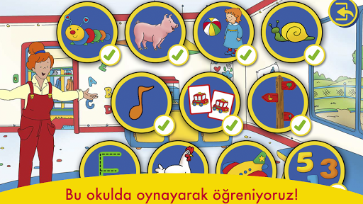 Caillou ile bir gün ekran görüntüsü