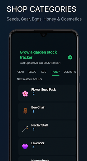 Track stock for grow a garden ekran görüntüsü