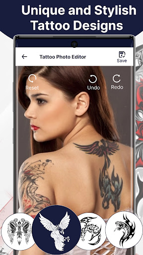 Tattoo Maker- tattoo on photos ekran görüntüsü