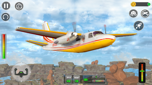 Airplane Simulator Flight 3D ekran görüntüsü