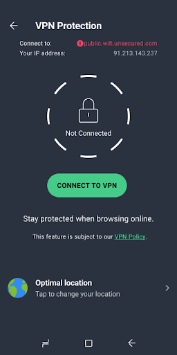 AVG Protection ekran görüntüsü