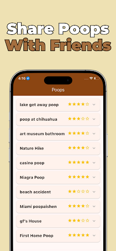 Poop Map & Tracker ekran görüntüsü
