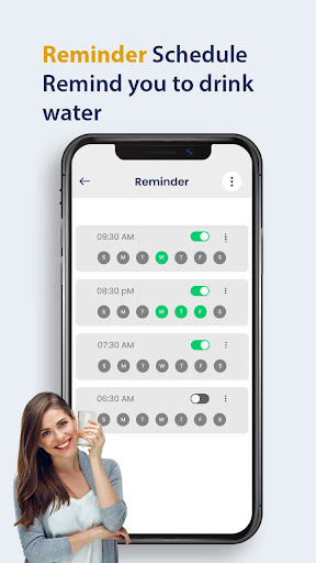 Water reminder - Daily tracker ekran görüntüsü