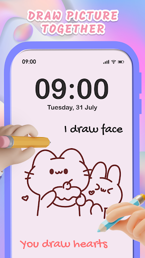 WeDraw: Lockscreen Drawing ekran görüntüsü