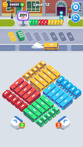 Bus Go: Color Car Sort Puzzle ekran görüntüsü