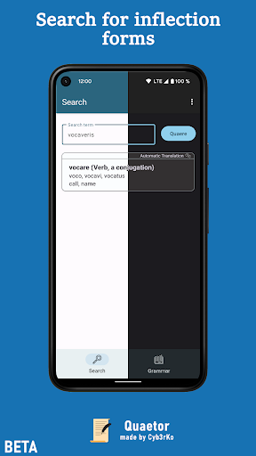 Quaetor - Latin App ekran görüntüsü