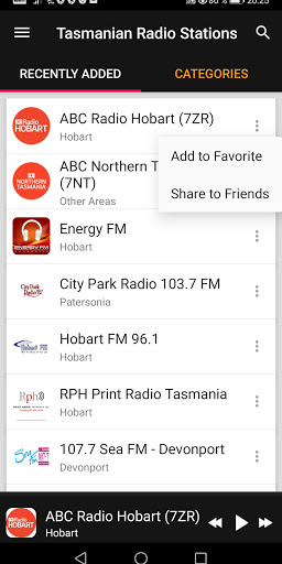 Tasmanian Radio Stations ekran görüntüsü