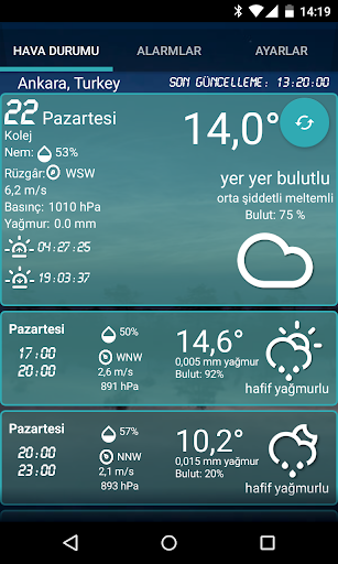Hava Durumu Uyarıları ekran görüntüsü