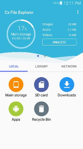 Cx Dosya Gezgini ekran görüntüsü