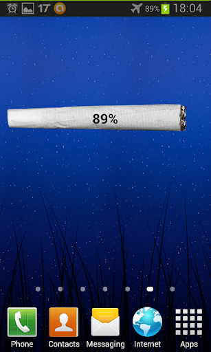 Sigara Pil Widget ekran görüntüsü