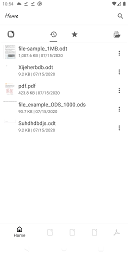 Open Office Viewer - ODF, PDF ekran görüntüsü