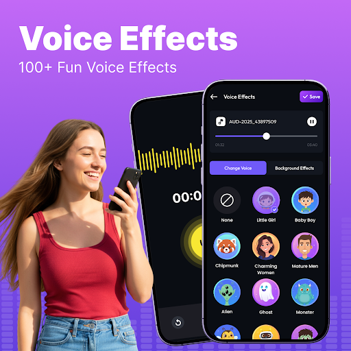Voice Changer: AI Sound Effect ekran görüntüsü