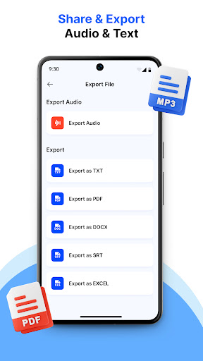 iREC: Transcribe Audio to Text ekran görüntüsü