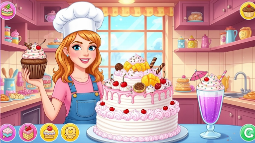 Bebek kek fırında fırın dükkan ekran görüntüsü