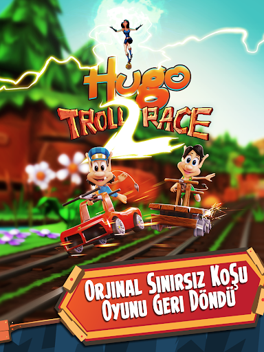 Hugo Troll Race 2:  Rail Rush ekran görüntüsü
