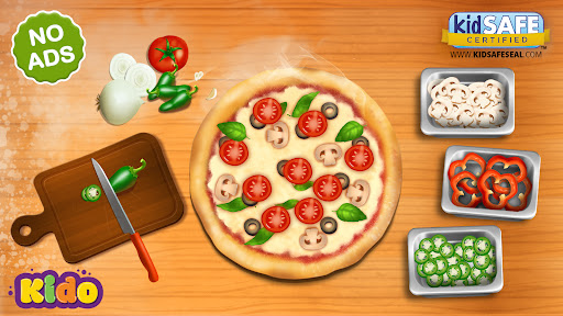 Pizza Baking Games for Kids ekran görüntüsü