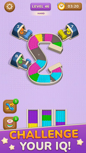 Color Knit Jam: 3D Puzzle ekran görüntüsü