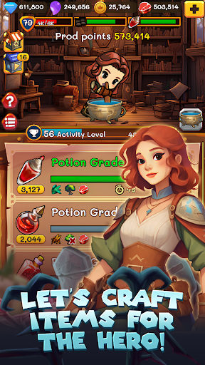 IDLE Skull Hero ekran görüntüsü