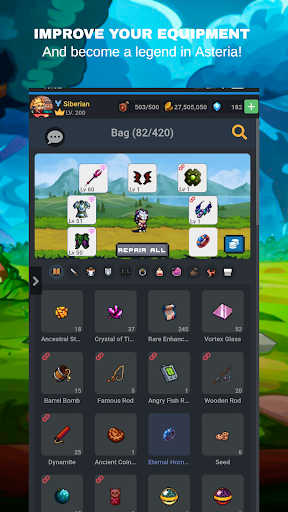 Mana Storia - Pixel MMORPG ekran görüntüsü