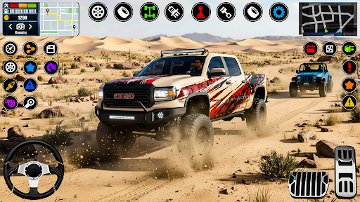Land Cruiser Jeep oyunu 4x4 ekran görüntüsü