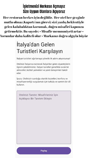 Restoranınızı Küresel Büyütün ekran görüntüsü