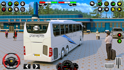 City Coach Bus Games Offline ekran görüntüsü