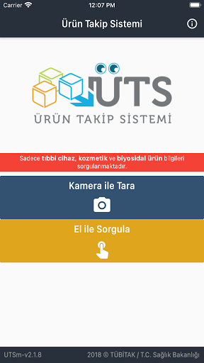 ÜTS Mobil ekran görüntüsü