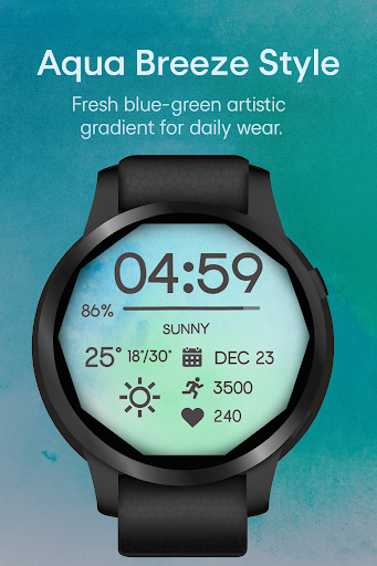 Artistic Aura WatchFace ekran görüntüsü
