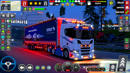 Truck Driving Offline Games 3d ekran görüntüsü