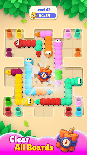 Wormmy Slither Puzzle ekran görüntüsü